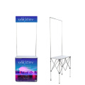 Showing Aluminum display promotion table for Store promotion advertising